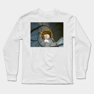 Spiral Staircase in the Doria Castle, Vernazza Long Sleeve T-Shirt